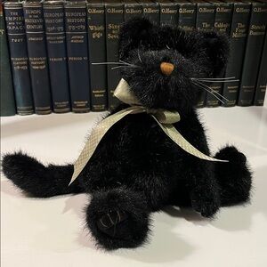 Retired Boyds Bears “Coalcraker Ninelives” plush Cat.